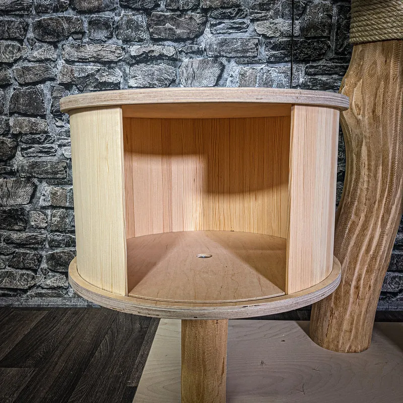Naturkratzbaum 3248 Kratzbaum Natur Holz Design 189 cm hoch Katzenbaum
