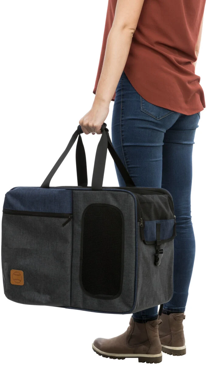 2in1 Transportrucksack und Tragetasche Tara für Hunde und Katzen mit verstaubaren Schulterriemen