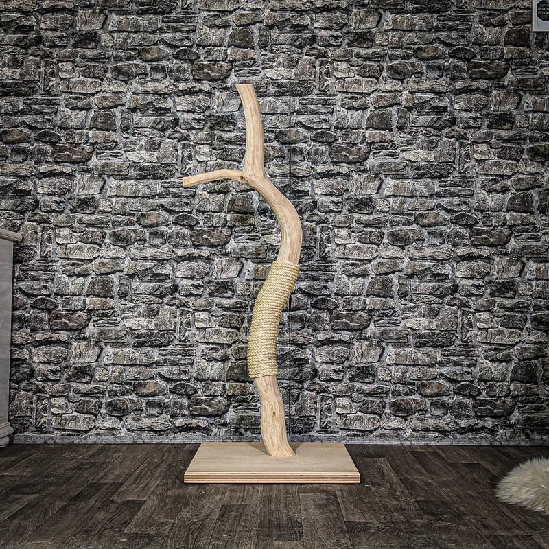 Kratzstamm 3171 Natur Holz Design Kratzbaum 123 cm hoch Naturkratzbaum
