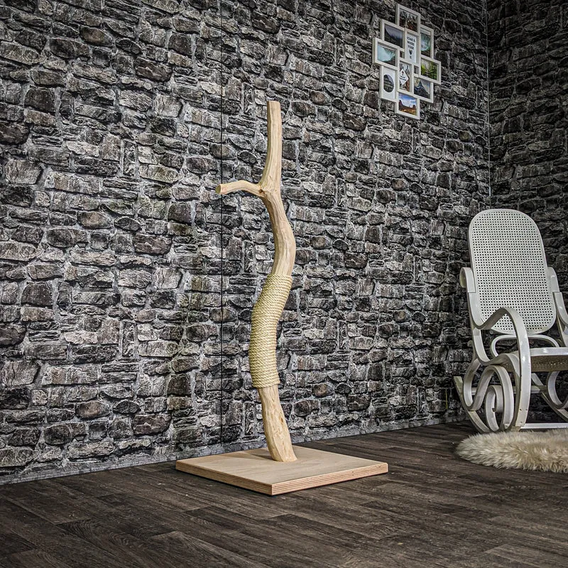 Kratzstamm 3171 Natur Holz Design Kratzbaum 123 cm hoch Naturkratzbaum