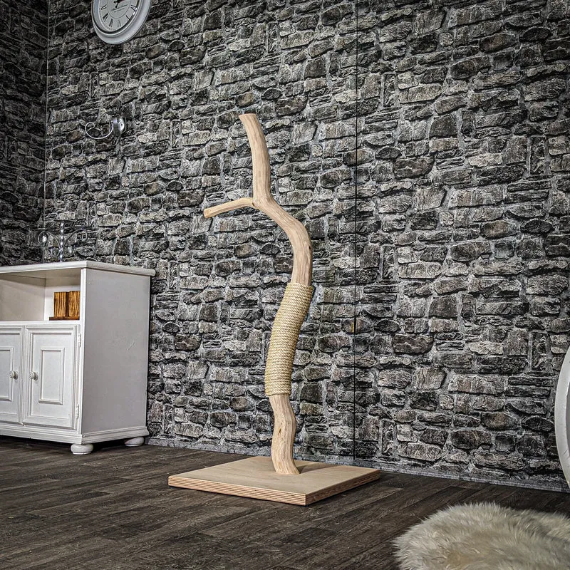 Kratzstamm 3171 Natur Holz Design Kratzbaum 123 cm hoch Naturkratzbaum