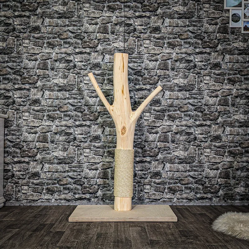 Kratzstamm 3170 Natur Holz Design Kratzbaum 120 cm hoch Naturkratzbaum