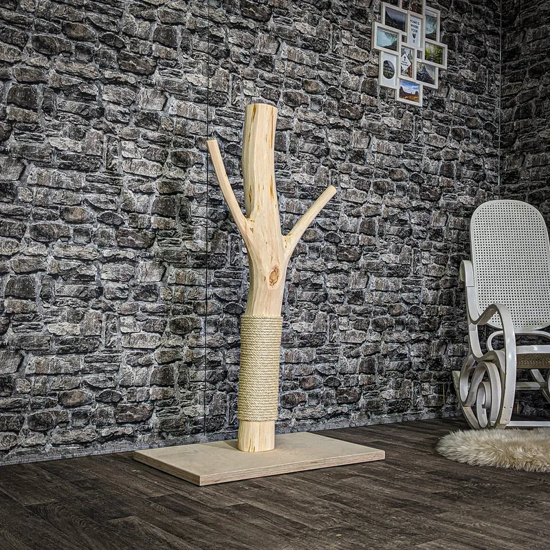 Kratzstamm 3170 Natur Holz Design Kratzbaum 120 cm hoch Naturkratzbaum