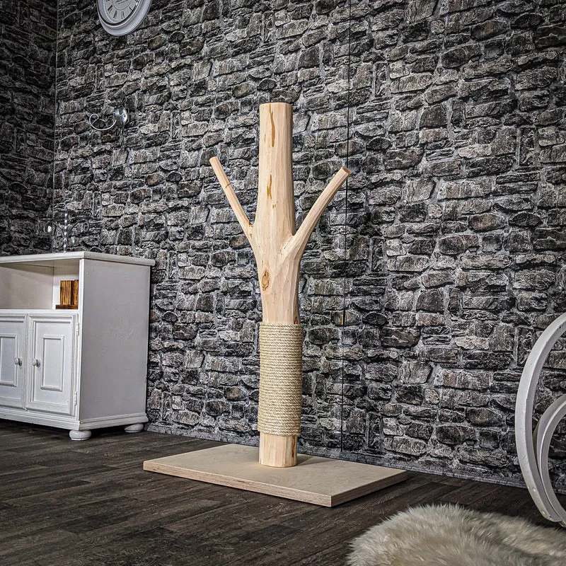 Kratzstamm 3170 Natur Holz Design Kratzbaum 120 cm hoch Naturkratzbaum