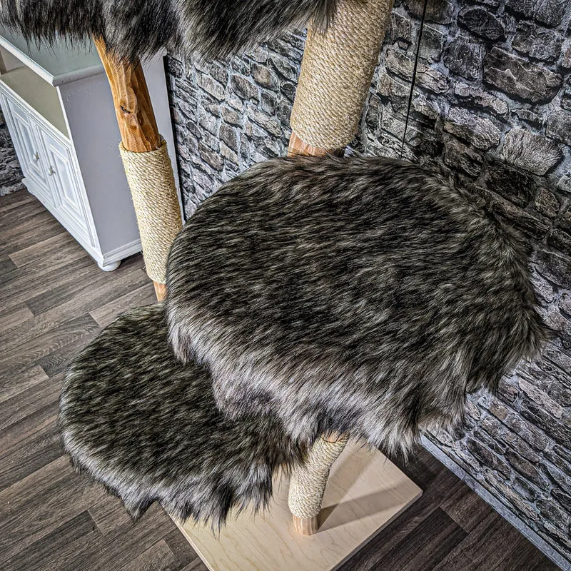 Naturkratzbaum 3150 Kratzbaum Natur Holz Design 175 cm hoch Katzenbaum