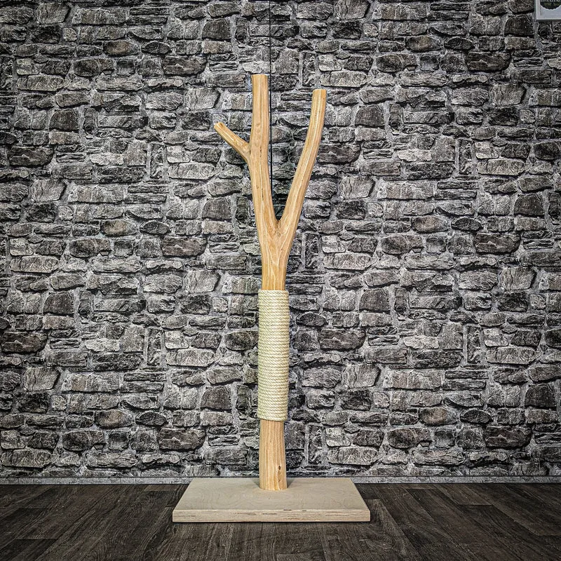 Kratzstamm 3147 Natur Holz Design Kratzbaum 121 cm hoch Naturkratzbaum