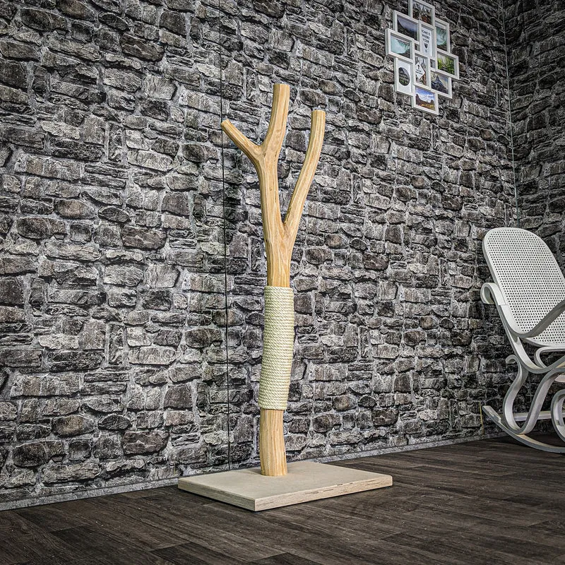 Kratzstamm 3147 Natur Holz Design Kratzbaum 121 cm hoch Naturkratzbaum