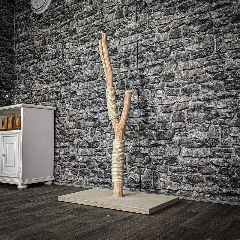 Kratzstamm 3145 Natur Holz Design Kratzbaum 122 cm hoch Naturkratzbaum