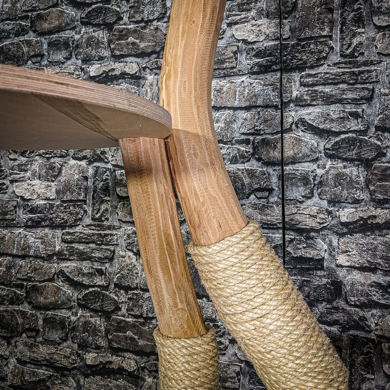 Naturkratzbaum 3214 Kratzbaum Natur Holz Design 145 cm hoch Katzenbaum