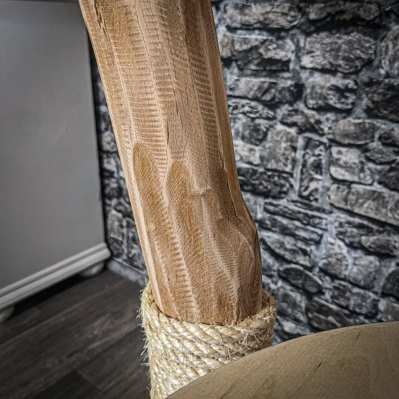 Naturkratzbaum 3213 Kratzbaum Natur Holz Design 195 cm hoch Katzenbaum
