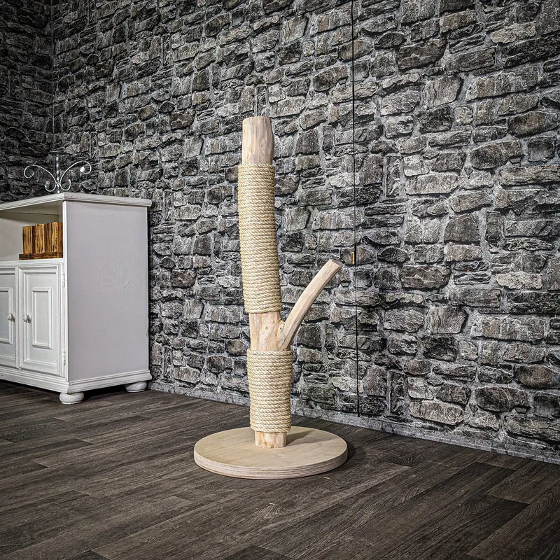 Kratzstamm 3201 Natur Holz Design Kratzbaum 90 cm hoch Naturkratzbaum