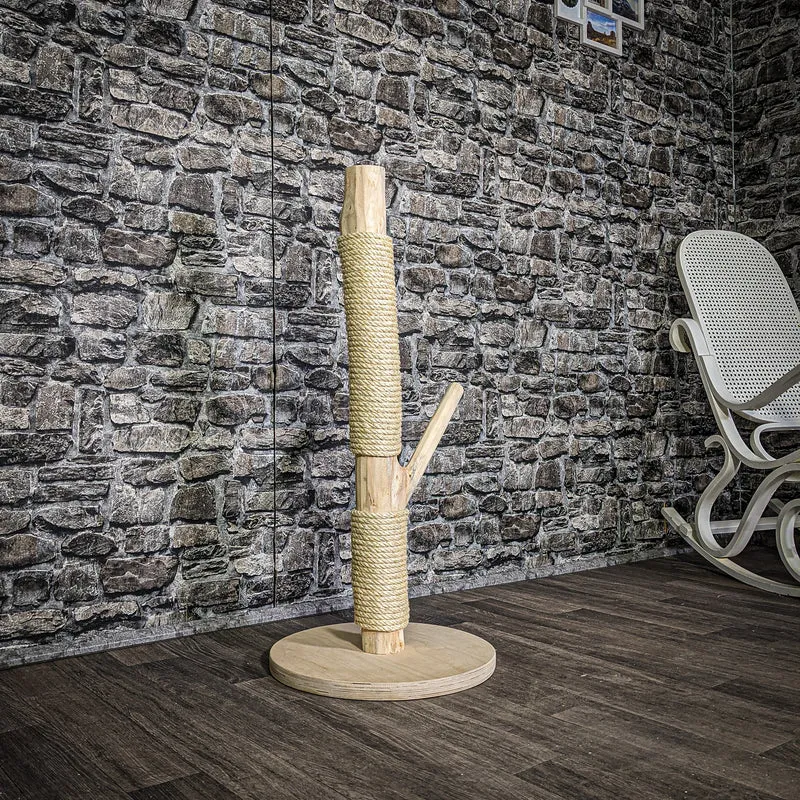 Kratzstamm 3201 Natur Holz Design Kratzbaum 90 cm hoch Naturkratzbaum
