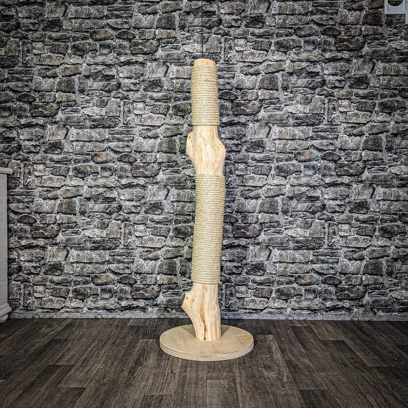 Kratzstamm 3200 Natur Holz Design Kratzbaum 120 cm hoch Naturkratzbaum