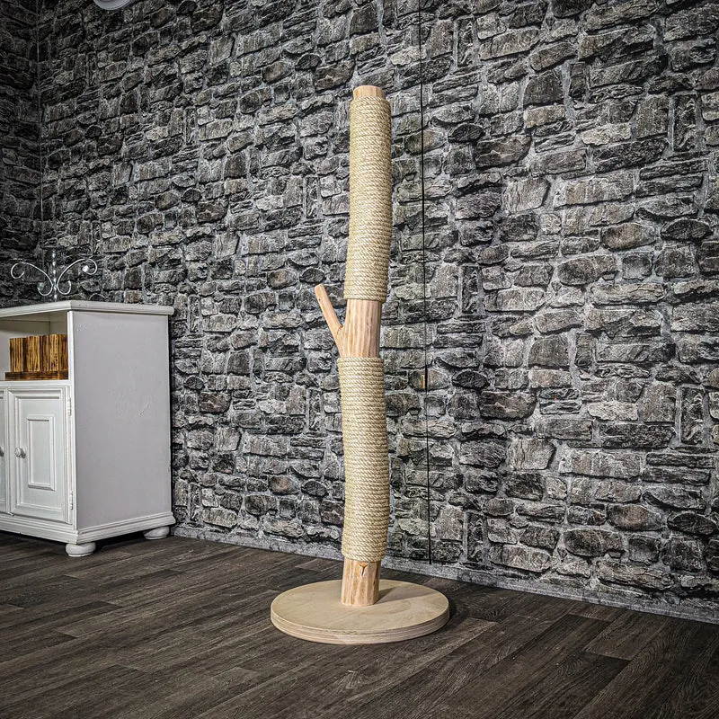 Kratzstamm 3199 Natur Holz Design Kratzbaum 120 cm hoch Naturkratzbaum