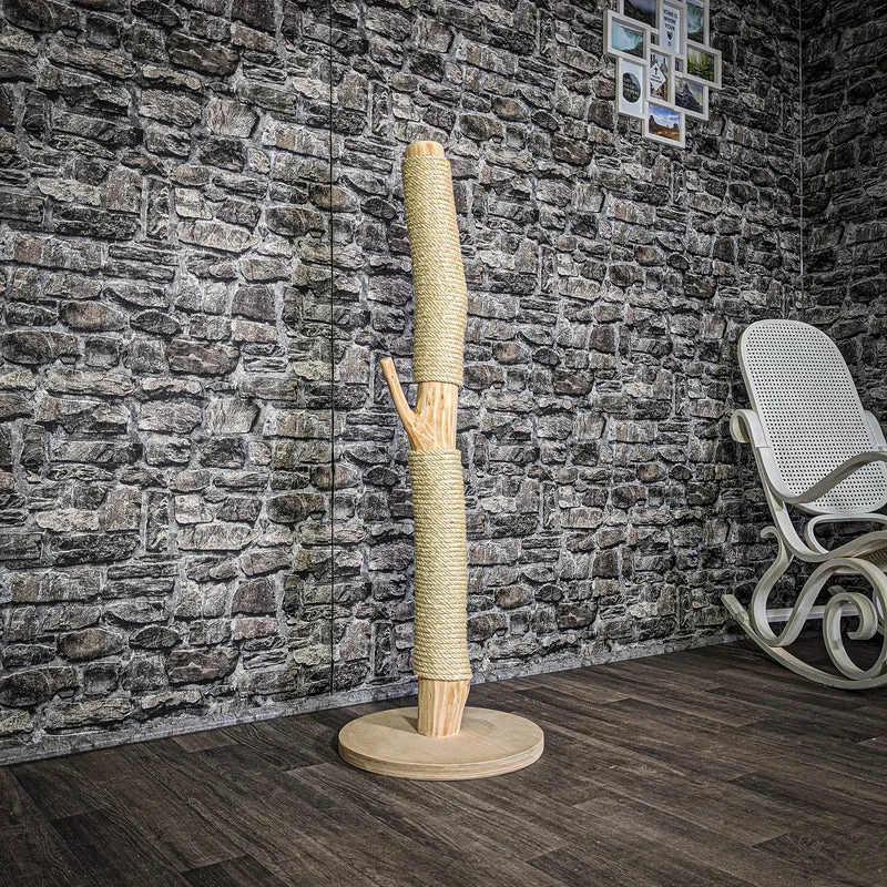 Kratzstamm 3199 Natur Holz Design Kratzbaum 120 cm hoch Naturkratzbaum