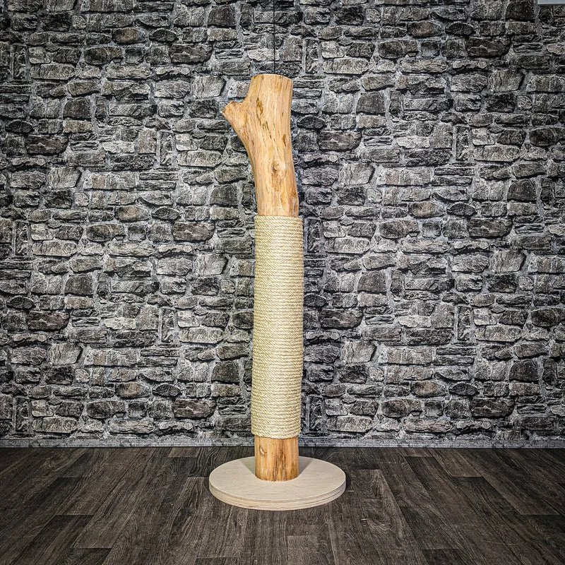 Kratzstamm 3196 Natur Holz Design Kratzbaum 121 cm hoch Naturkratzbaum