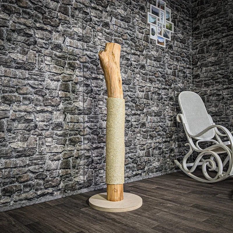 Kratzstamm 3196 Natur Holz Design Kratzbaum 121 cm hoch Naturkratzbaum