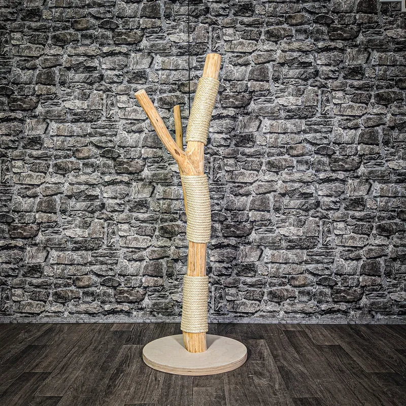 Kratzstamm 3195 Natur Holz Design Kratzbaum 117 cm hoch Naturkratzbaum