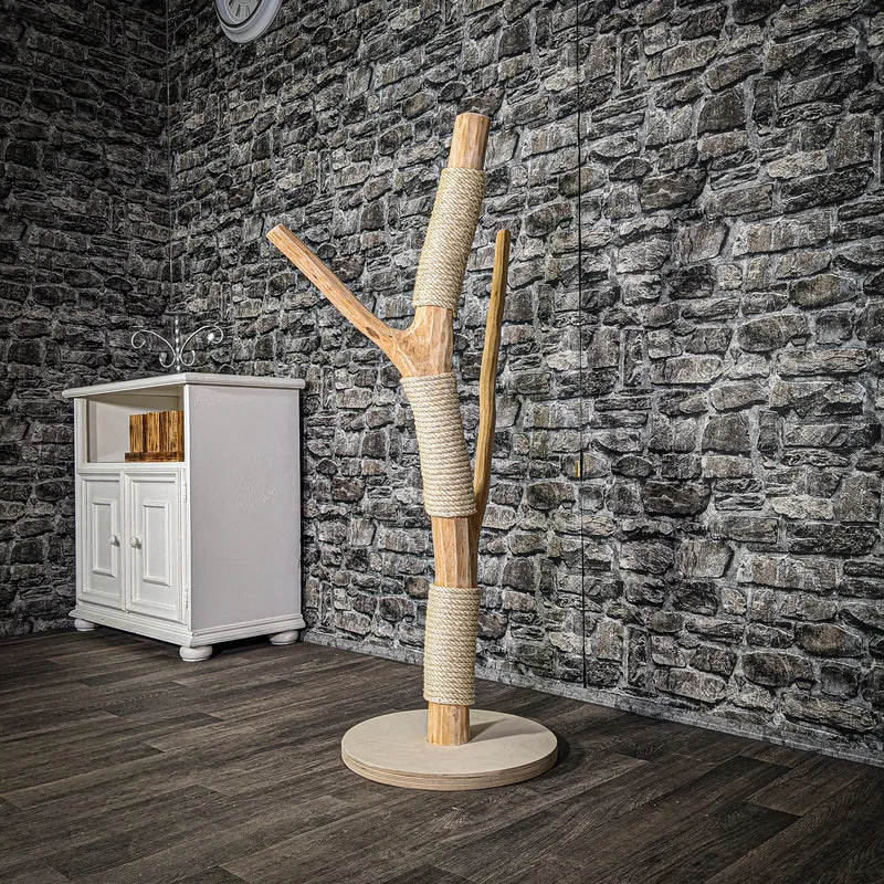 Kratzstamm 3195 Natur Holz Design Kratzbaum 117 cm hoch Naturkratzbaum