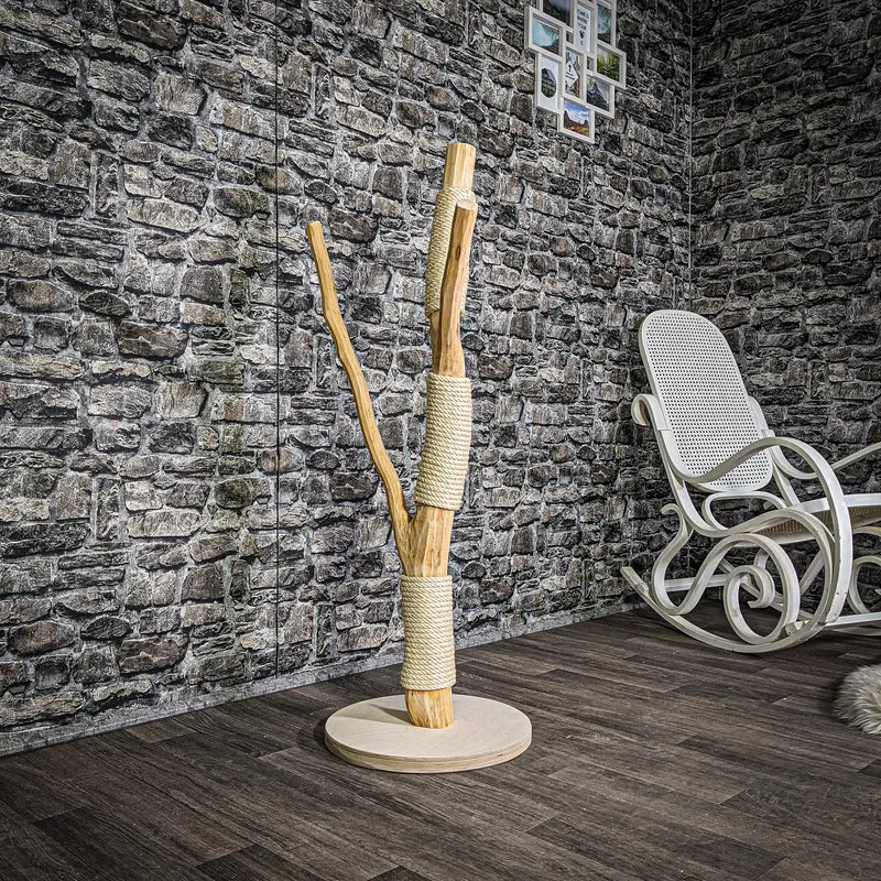 Kratzstamm 3195 Natur Holz Design Kratzbaum 117 cm hoch Naturkratzbaum