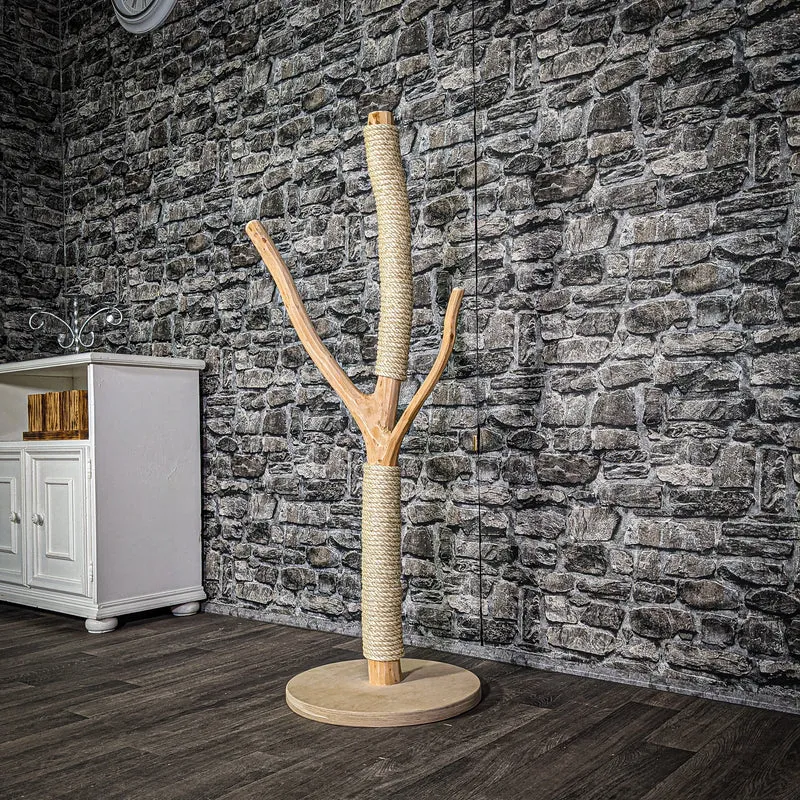 Kratzstamm 3194 Natur Holz Design Kratzbaum 120 cm hoch Naturkratzbaum