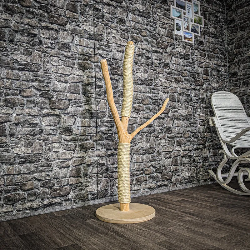 Kratzstamm 3194 Natur Holz Design Kratzbaum 120 cm hoch Naturkratzbaum