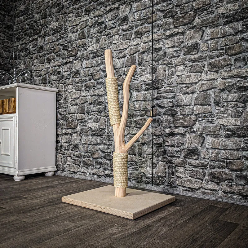 Kratzstamm 3193 Natur Holz Design Kratzbaum 88 cm hoch Naturkratzbaum