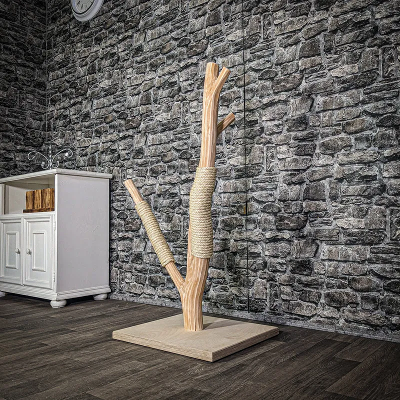 Kratzstamm 3192 Natur Holz Design Kratzbaum 110 cm hoch Naturkratzbaum