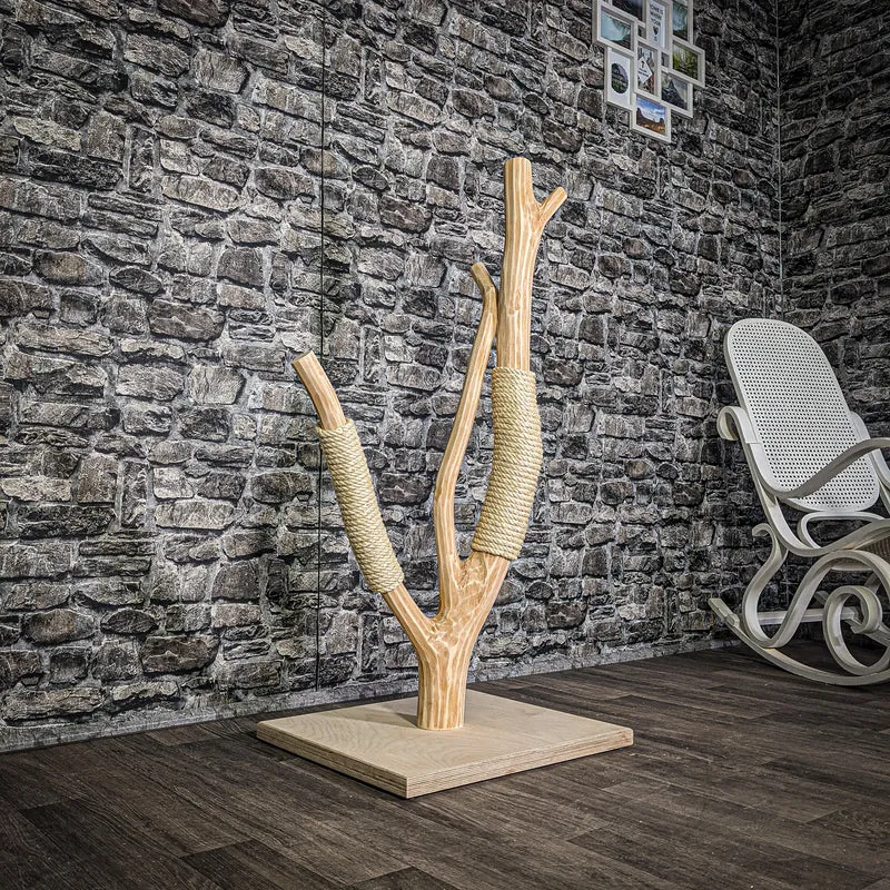 Kratzstamm 3192 Natur Holz Design Kratzbaum 110 cm hoch Naturkratzbaum