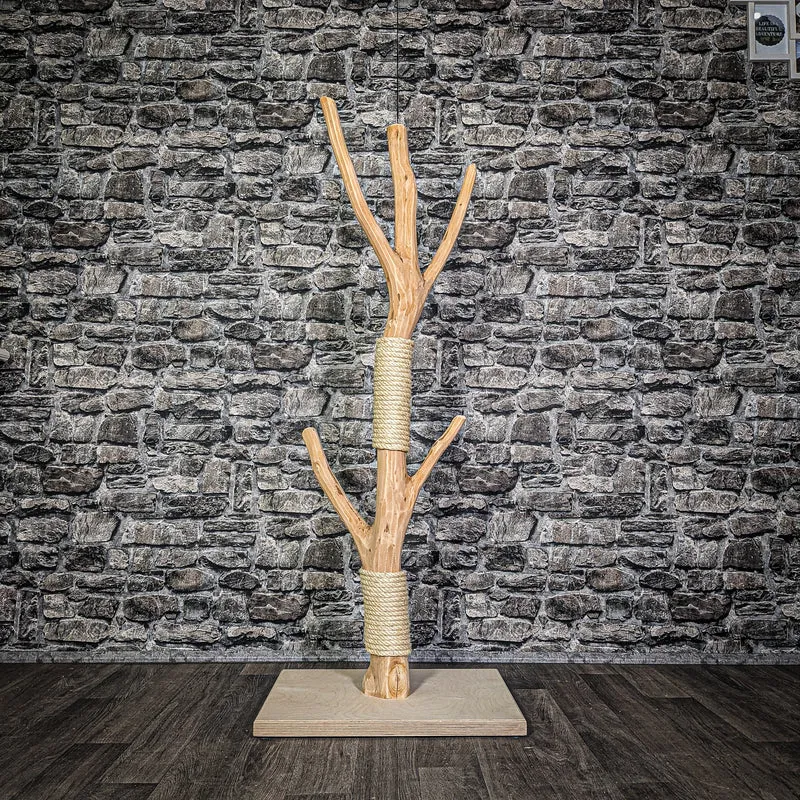 Kratzstamm 3190 Natur Holz Design Kratzbaum 121 cm hoch Naturkratzbaum