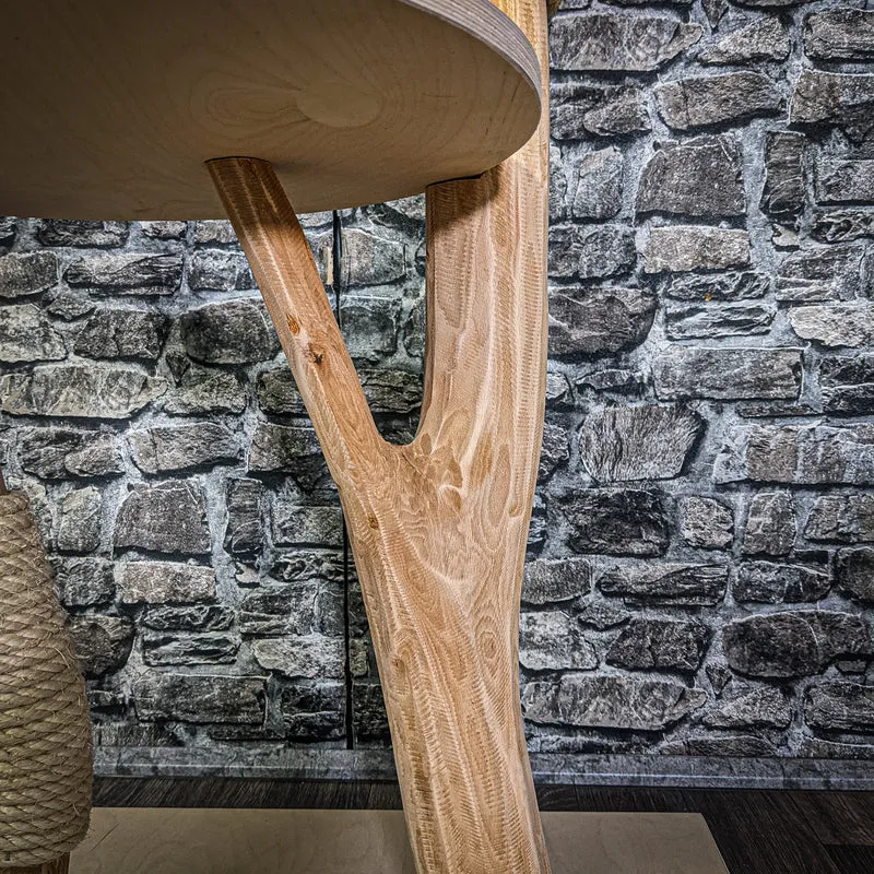 Naturkratzbaum 3188 Kratzbaum Natur Holz Design 143 cm hoch Katzenbaum