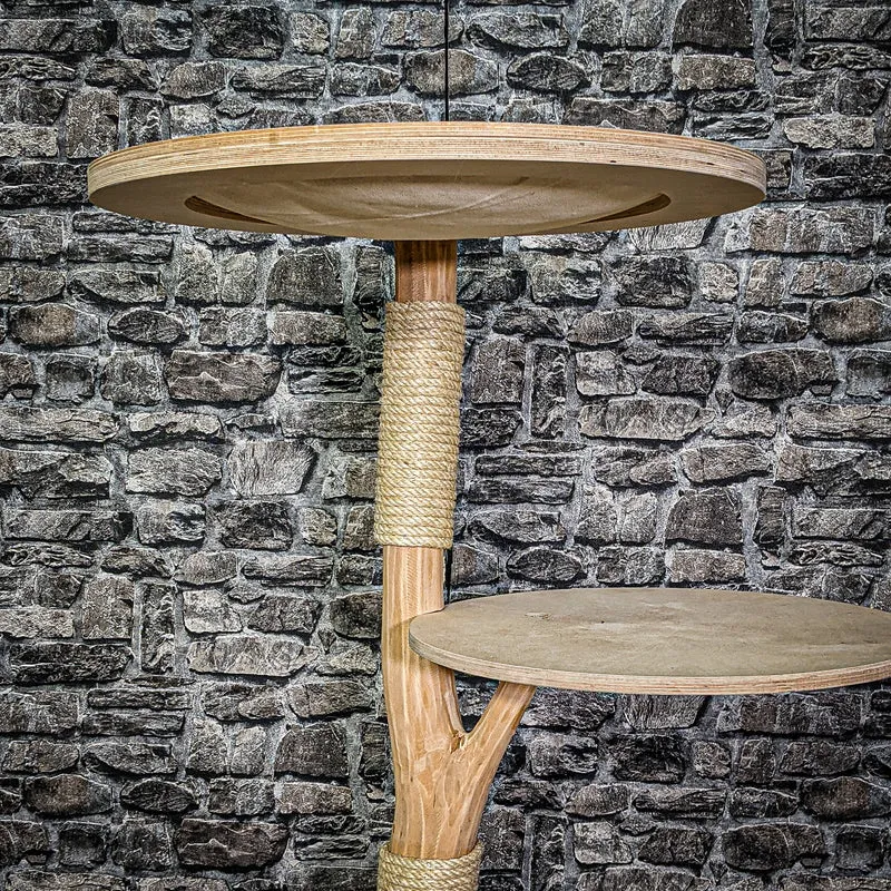 Naturkratzbaum 3178 Kratzbaum Natur Holz Design 95 cm hoch Katzenbaum