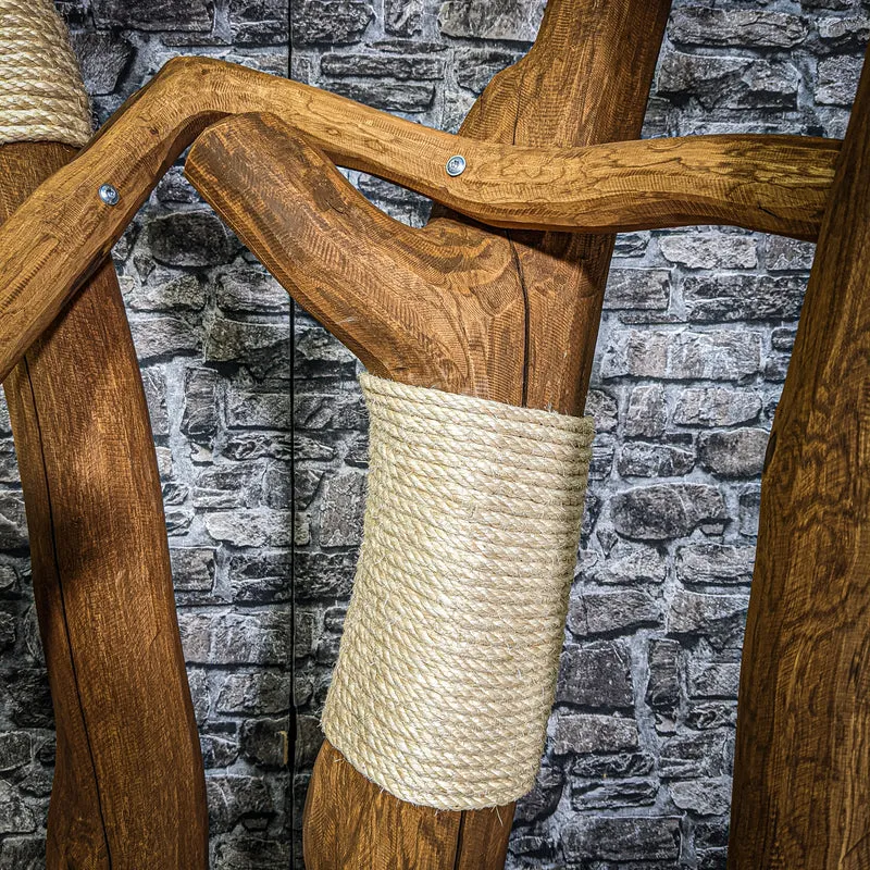 Outdoor Naturkratzbaum 3175 Kratzbaum Natur Holz Design 192 cm hoch Katzenbaum