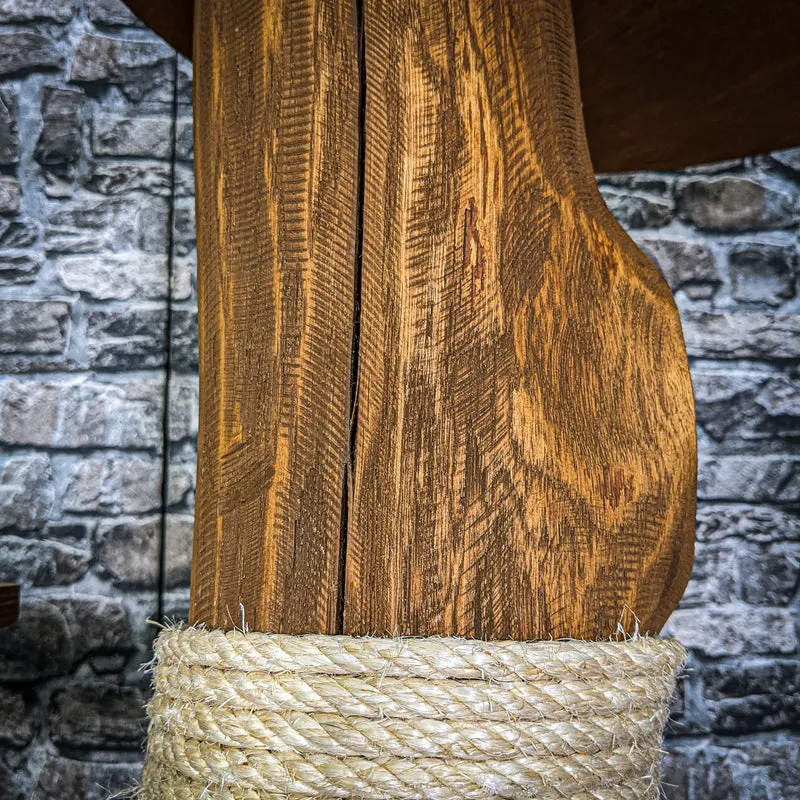 Outdoor Naturkratzbaum 3174 Kratzbaum Natur Holz Design 144 cm hoch Katzenbaum