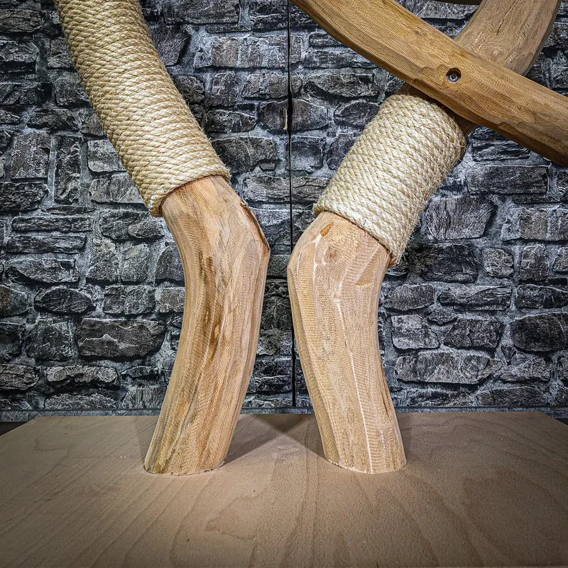Naturkratzbaum 3131 Kratzbaum Natur Holz Design 104 cm hoch Katzenbaum