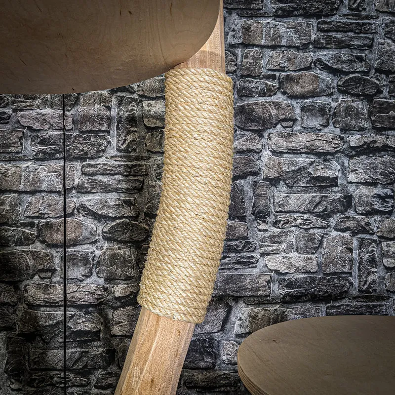 Naturkratzbaum 3128 Kratzbaum Natur Holz Design 178 cm hoch Katzenbaum