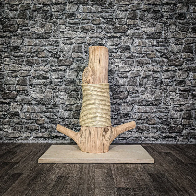 Kratzstamm 3116 Natur Holz Design Kratzbaum 80 cm hoch Naturkratzbaum