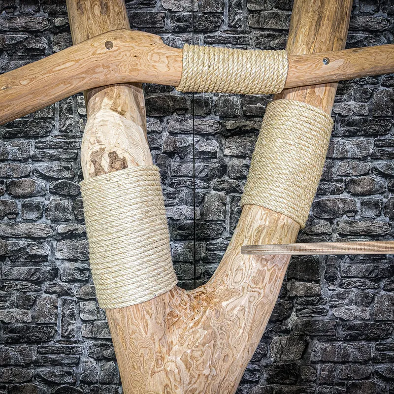 Naturkratzbaum 3112 Kratzbaum Natur Holz Design 203 cm hoch Katzenbaum