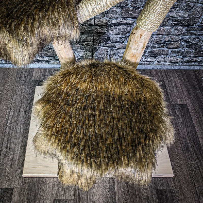 Naturkratzbaum 3111 Kratzbaum Natur Holz Design 122 cm hoch Katzenbaum