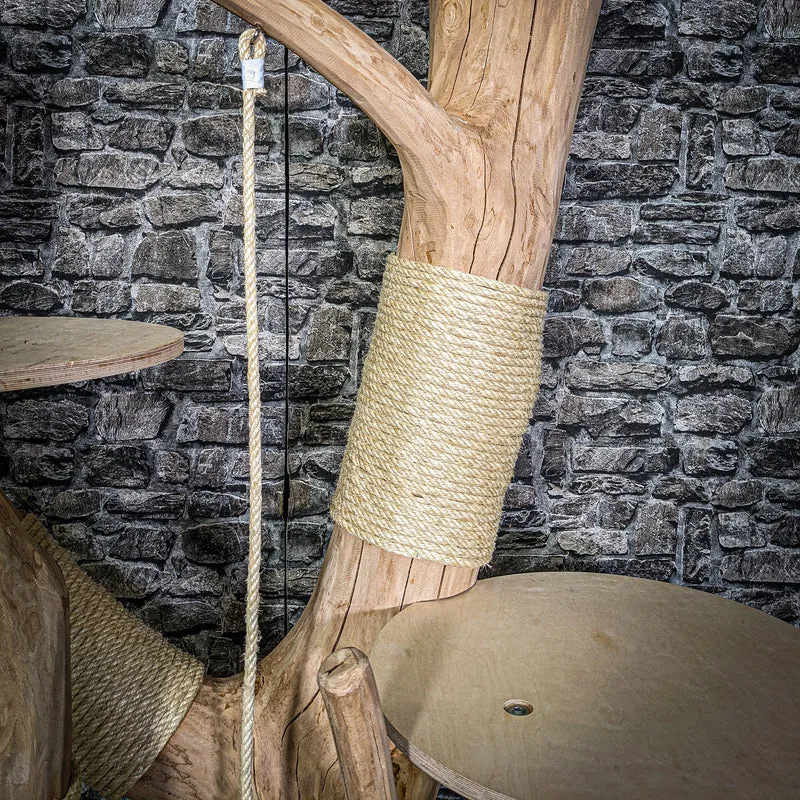 Naturkratzbaum 3110 Kratzbaum Natur Holz Design 180 cm hoch Katzenbaum