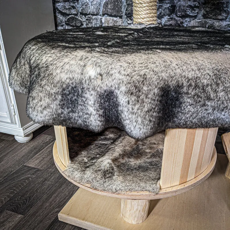 Naturkratzbaum 3109 Kratzbaum Natur Holz Design 161 cm hoch Katzenbaum