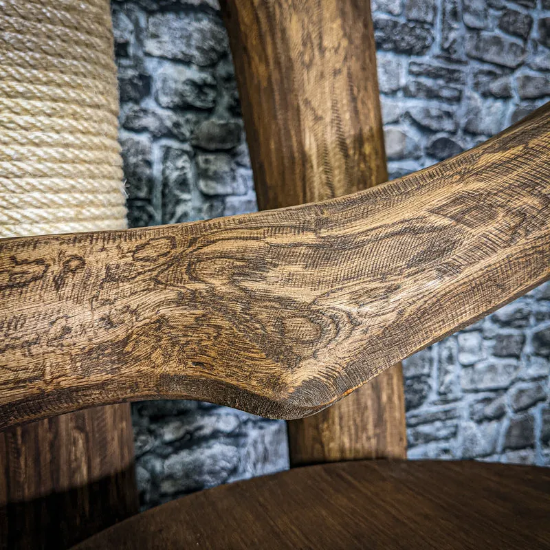 Outdoor Naturkratzbaum 3103 Kratzbaum Natur Holz Design 205 cm hoch Katzenbaum