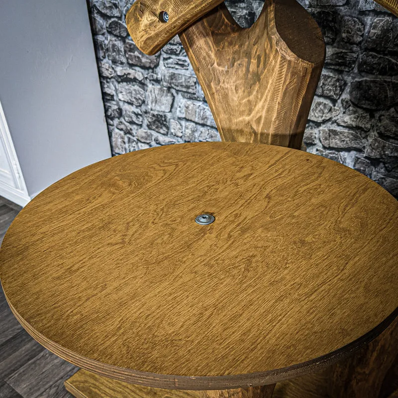 Outdoor Naturkratzbaum 3102 Kratzbaum Natur Holz Design 122 cm hoch Katzenbaum