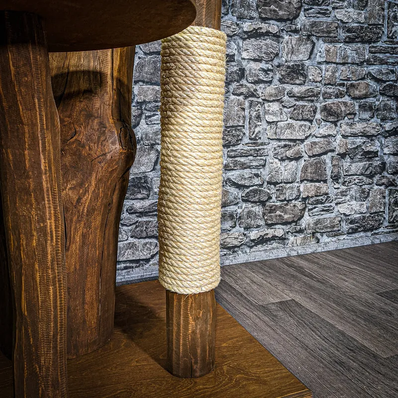Outdoor Naturkratzbaum 3100 Kratzbaum Natur Holz Design 158 cm hoch Katzenbaum