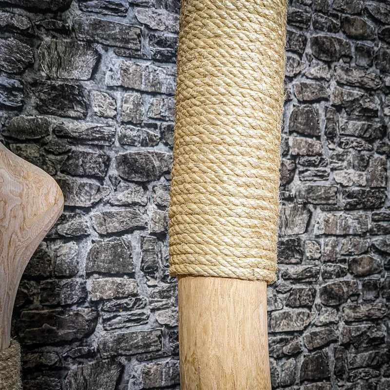 Naturkratzbaum 3105 Kratzbaum Natur Holz Design 176 cm hoch Katzenbaum