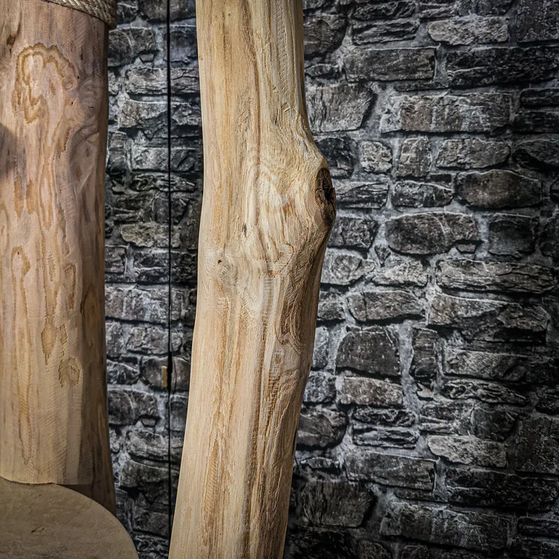 Naturkratzbaum 3104 Kratzbaum Natur Holz Design 175 cm hoch Katzenbaum