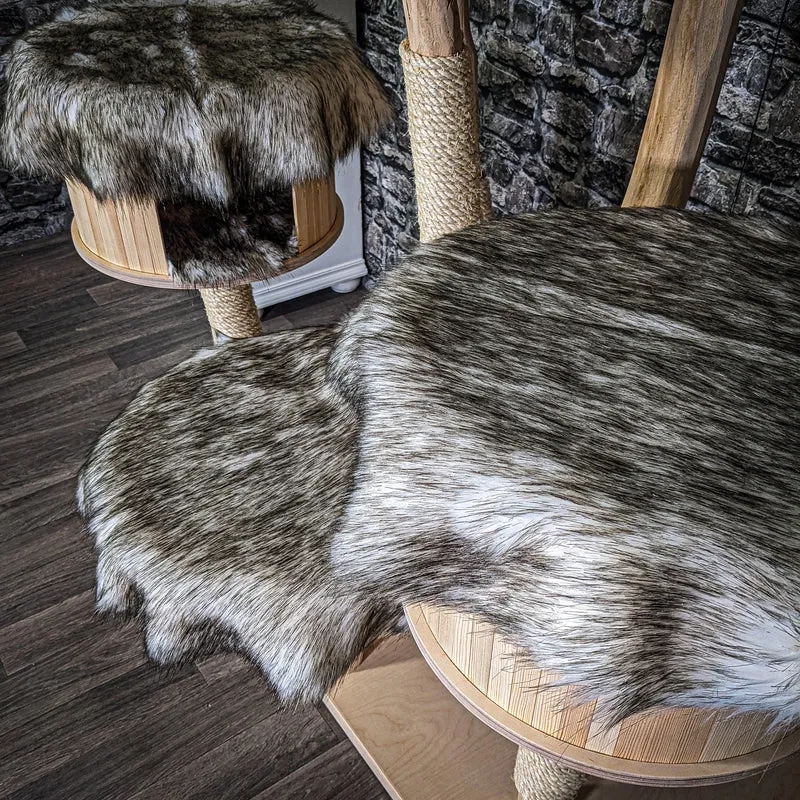 Naturkratzbaum 3092 Kratzbaum Natur Holz Design 145 cm hoch Katzenbaum