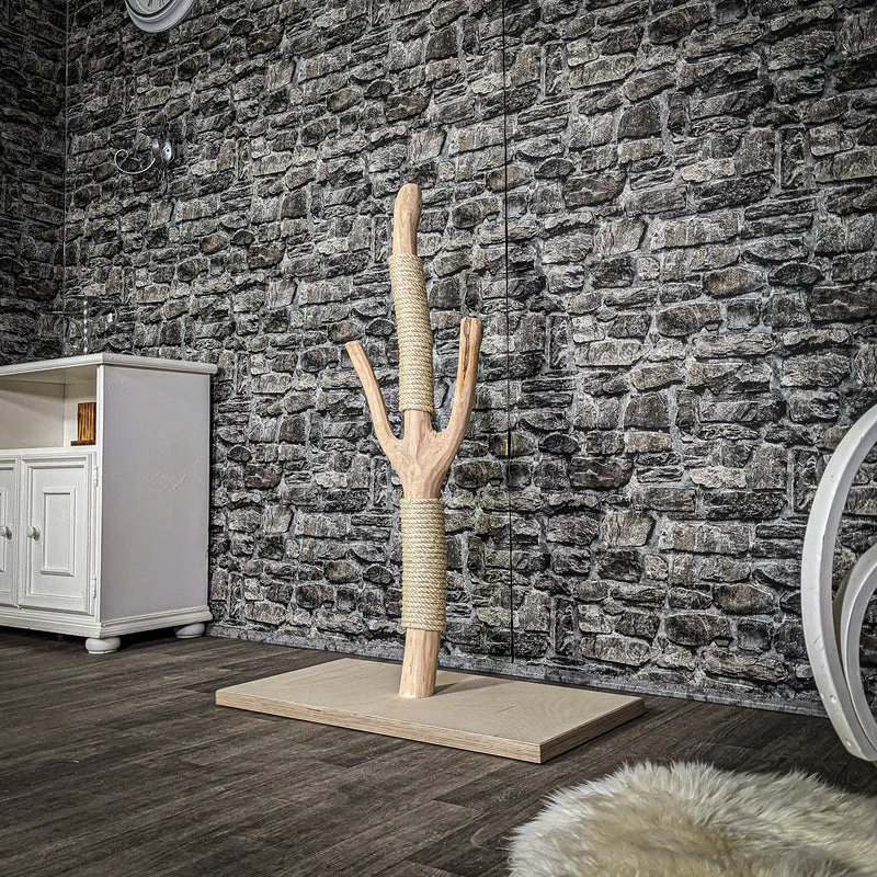 Kratzstamm 3089 Natur Holz Design Kratzbaum 110 cm hoch Naturkratzbaum
