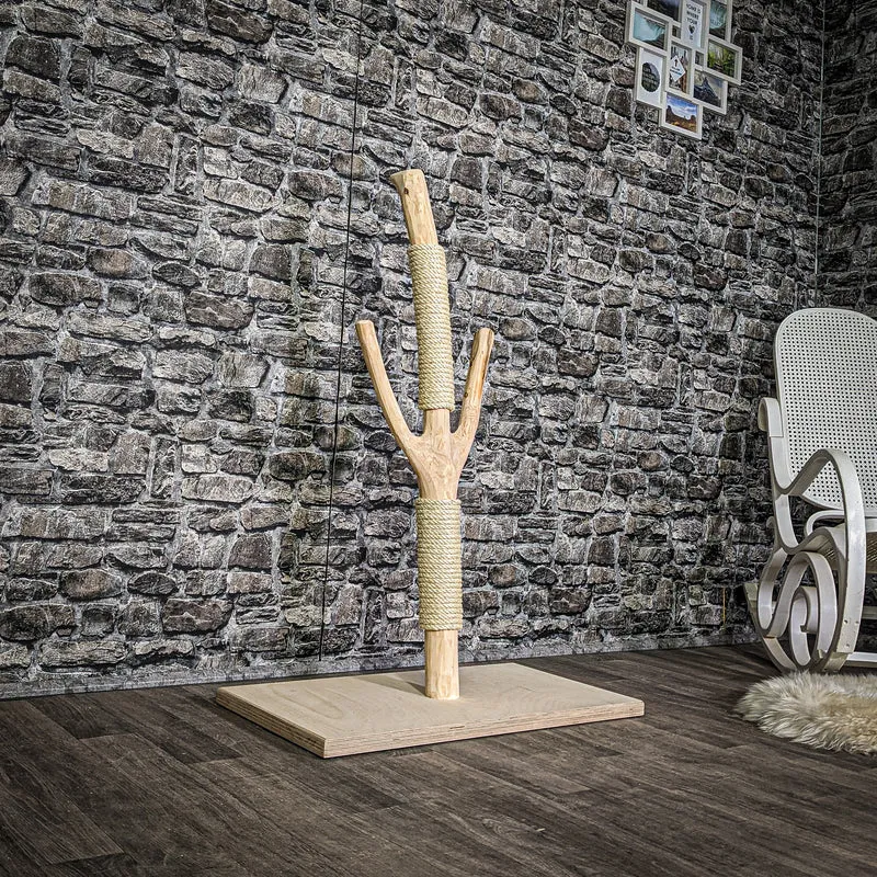 Kratzstamm 3089 Natur Holz Design Kratzbaum 110 cm hoch Naturkratzbaum