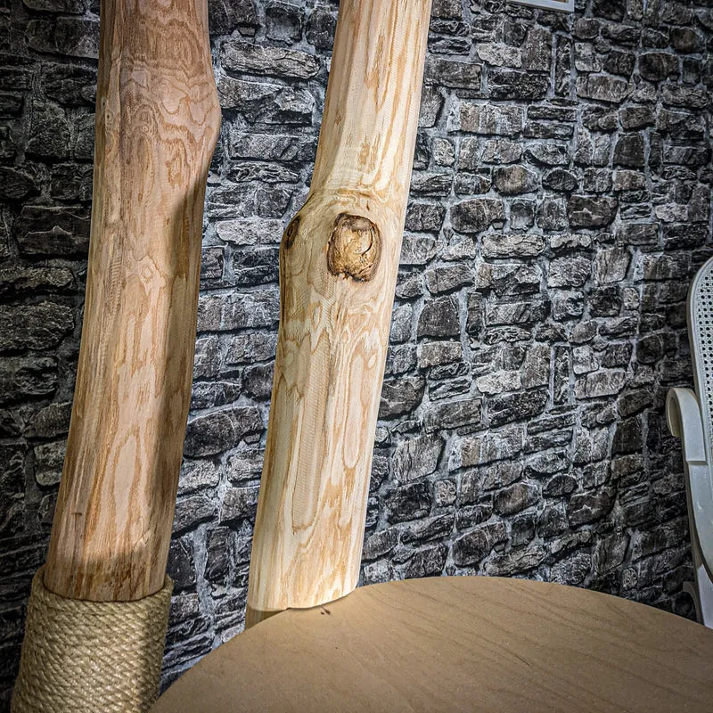 Naturkratzbaum 3083 Kratzbaum Natur Holz Design 195 cm hoch Katzenbaum